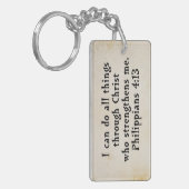 Filippenzen 4:13 sleutelhanger (Voorkant Links)