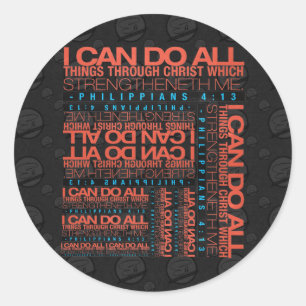 Filippenzen 4:13 Stickers
