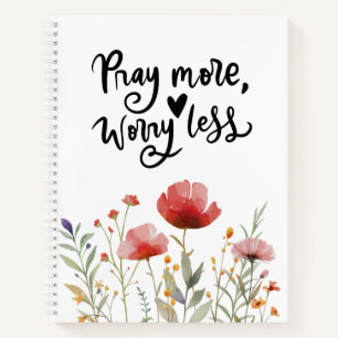 Filippenzen 4:6-7 Bid Meer Zorgen Minder Bijbelver Notitieboek