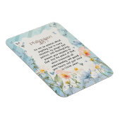 Filippenzen 4:6-7 Christelijk Bijbelvers Waterverf Magneet (Rechterzijde)