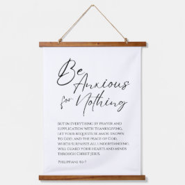 Filippenzen 4:6-7 Wees angstig voor niets Christel Hangend Wandkleed