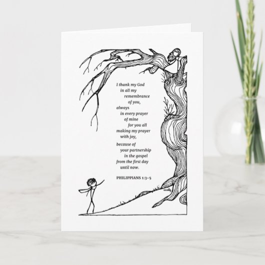 Filippenzen dank je wel bedankkaart (Voorkant)