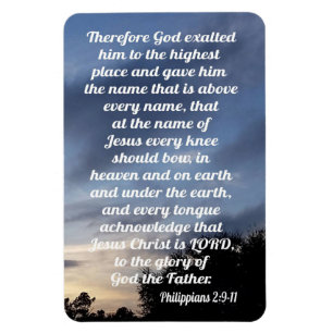 Filippijnen 2:9-11 magneet