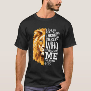Filippijnen 413 Christelijke religieuze leeuw van T-shirt
