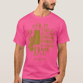 Filippijnen 413 Religieuze boxing Funny Christelij T-shirt