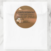 Filippijnen 4-11 ronde sticker (Tas)