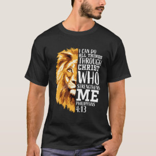 Filippijnen 4:13 Christelijke Verse Gifts Religiou T-shirt