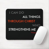 Filippijnen 4:13 Mouse mat Muismat (Met muis)
