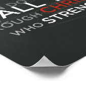 Filippijnen 4:13 poster (Hoek)