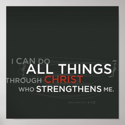 Filippijnen 4:13 poster (Voorkant)