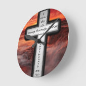 Filippijnen 4:13 ronde klok (Hoek)