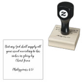 Filippijnen 4:19 	rubberstempel (Gestempeld)