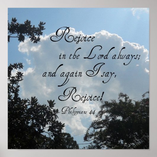 Filippijnen 4:4 poster (Voorkant)