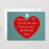 Filippijnen 4:5 briefkaart (Voorkant / Achterkant)