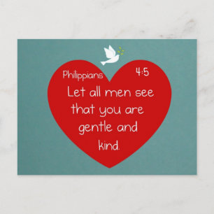 Filippijnen 4:5 briefkaart