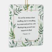 Filippijnen, 4:6, Bijbelverse, christendom, Keramisch Ornament (Rechts)