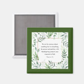 Filippijnen, 4:6, Bijbelverse, Magneet (Voorkant / Achterkant)