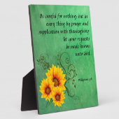 Filippijnen 4:6 Plaque Fotoplaat (Zijkant)