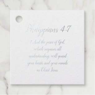 Filippijnen 4:7 bedankjes labels