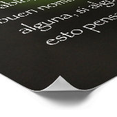 Filippijnen 4:8 con rosa poster (Hoek)