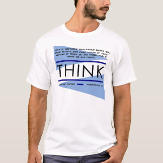 Filippijnen 4:8 denken na over deze dingen t-shirt