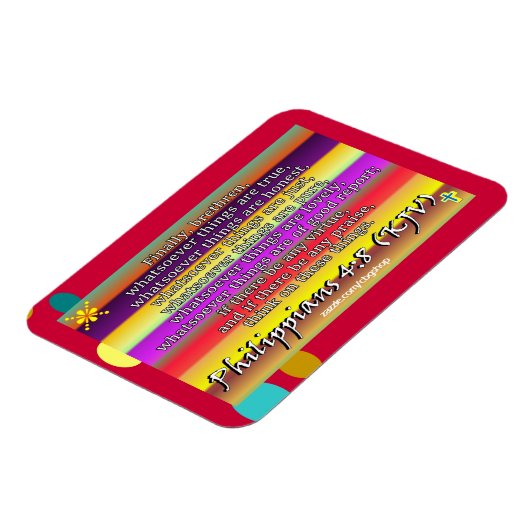 Filippijnen 4:8 magneet (Linkerzijde)