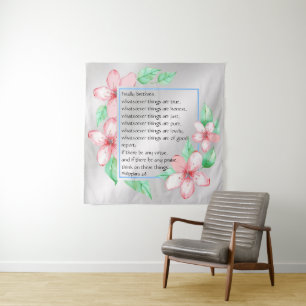 Filippijnen 4:8 wandkleed
