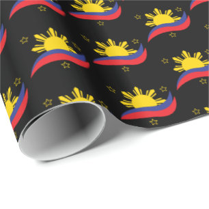 Filippijnen Filipino Pinoy Flag Cadeaupapier