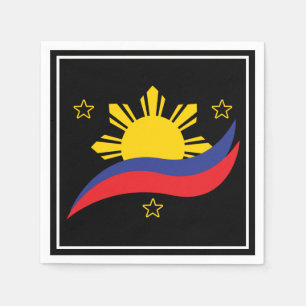 Filippijnen Filipino Pinoy Flag Servet