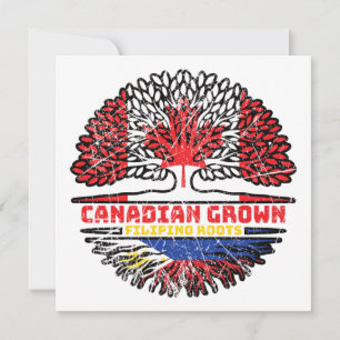 Filippijnen Filippijns Canada - Boom Roots Fl Kaart