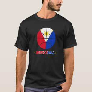 Filippijnen Filippijnse sportbeoefening Basketball T-shirt