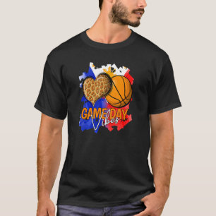 Filippijnen Filippijnse sportbeoefening Basketball T-shirt