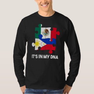 Filippijnen Mexico Filipino Pride Proud Flag Mexic T-shirt