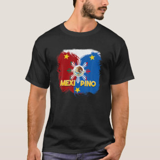 Filippijnen Mexico Filipino Pride Proud Flag Mexic T-shirt