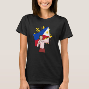 Filippijnen Pilipinas Trots Filippijnse vlag T-shirt