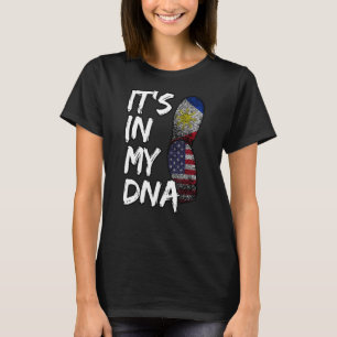 Filippijnen Proud Filipino Filipina Flag America F T-shirt