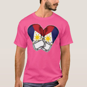 Filippijnen Vlag Boksen Boksen Boksen Pinoy Filipp T-shirt