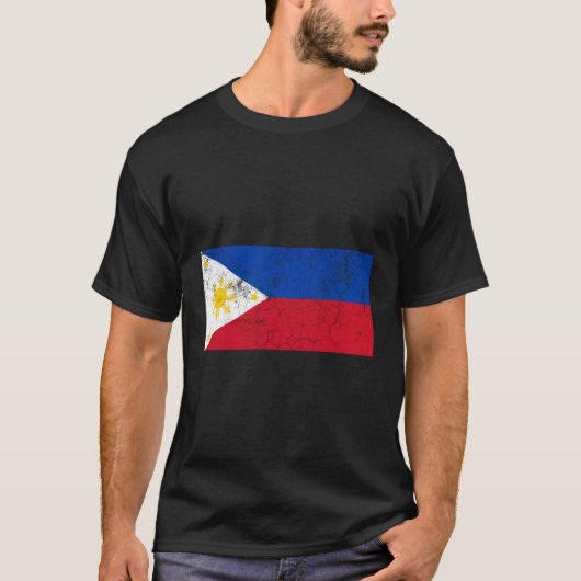 Filippijnen Vlag Novelty Graphic Filippijnse Vlag T-shirt (Voorkant)