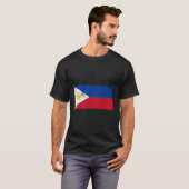 Filippijnen Vlag Novelty Graphic Filippijnse Vlag T-shirt (Voorkant volledig)