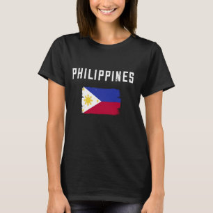 Filippijnen Vlag Roots Trots Filippijnse erfgoed T-shirt