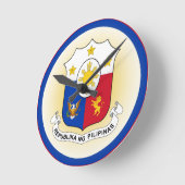 Filippijnen Wapen Cirkelvorm Ronde Klok (Hoek)
