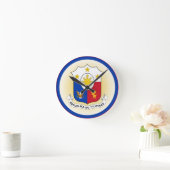 Filippijnen Wapen Cirkelvorm Ronde Klok (Huis)