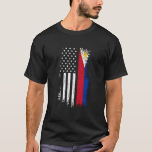 Filippijnse Amerikaanse vlag Hoodie Pride Filipijn T-shirt