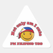 Filippijnse design driehoek sticker (Voorkant)