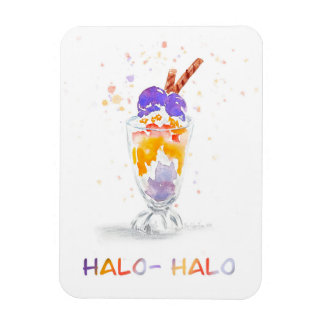 Filippijnse Halo Halo Waterverf Magnet Magneet