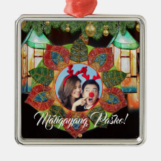 Filippijnse kleurrijke lantaarn, parolstijl metalen ornament