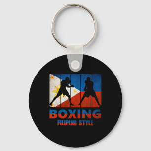 Filippijnse stijl Boksen Grote Filippijnse Box Sleutelhanger