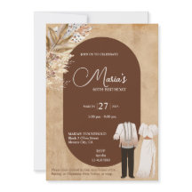 Filippijnse thema verjaardag uitnodiging Filippijn