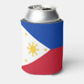 Filippijnse vlag blikjeskoeler (Blikje Achterkant)