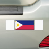 Filippijnse vlag bumpersticker (Op auto)
